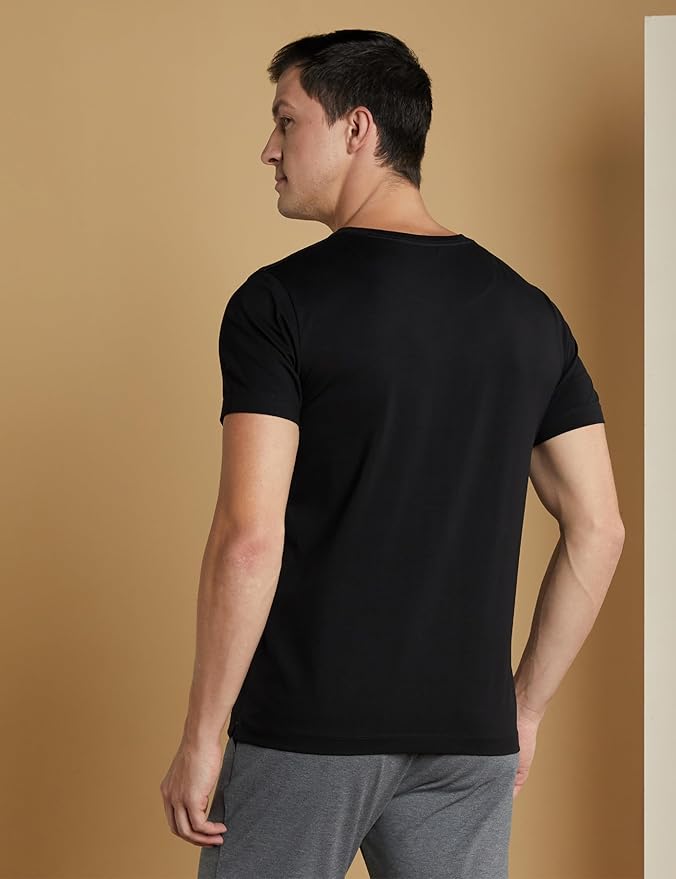Symbol Premium Men's Cotton Stretch T-Shirt (Regular Fit)